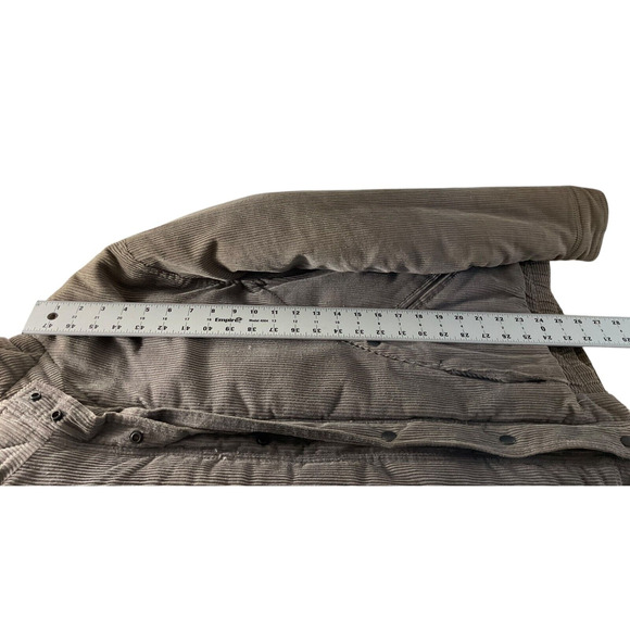 Woodlands Men's Large Vintage Jacket Corduroy Quilted David Peyser Snap Pockets - Picture 5 of 13